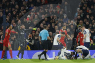 EFL Carabao Cup semi-final 1st leg match between Tottenham Hotspur and Liverpool at Tottenham Hotspur Stadium in London, UK.