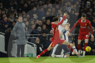 EFL Carabao Cup semi-final 1st leg match between Tottenham Hotspur and Liverpool at Tottenham Hotspur Stadium in London, UK.