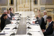 Volodymyr Zelenskyy meets Finnish Foreign Minister Elina Valtonen