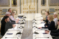 Volodymyr Zelenskyy meets Finnish Foreign Minister Elina Valtonen