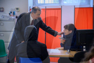 Visita del sindaco di Milano Giuseppe Sala al Centro Sammartini