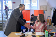 Visita del sindaco di Milano Giuseppe Sala al Centro Sammartini