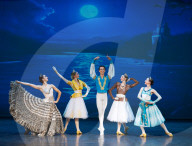 Varna International Ballet’s Swan Lake Music by Tchaikovsky at Bristol Hippodrome Theatre, London, UK.