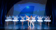 Varna International Ballet’s Swan Lake Music by Tchaikovsky at Bristol Hippodrome Theatre, London, UK.