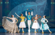 Varna International Ballet’s Swan Lake Music by Tchaikovsky at Bristol Hippodrome Theatre, London, UK.