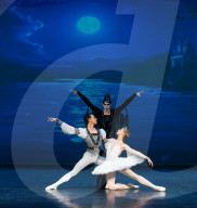 Varna International Ballet’s Swan Lake Music by Tchaikovsky at Bristol Hippodrome Theatre, London, UK.