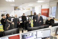 Prime Minister Keir Starmer visits City Of London Police HQ