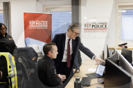 Prime Minister Keir Starmer visits City Of London Police HQ