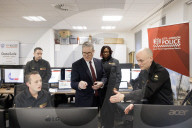 Prime Minister Keir Starmer visits City Of London Police HQ