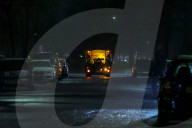 London salts its streets ahead of snowfall