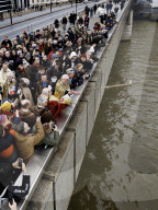 Blessing of the River Thames service in London, UK.