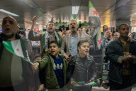 Party time at Damascus airport as international flights resume