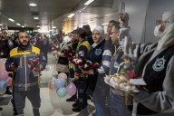 Party time at Damascus airport as international flights resume