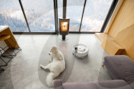 Robot vacuum cleans up on household chores