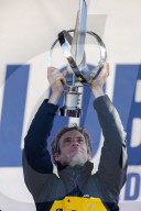 Le skipper de Macif Charlie Dalin remporte la dixième édition du tour du monde en solitaire Vendée Globe en pulvérisant le record de l’épreuve en 64 jours, 19 heures 22 minutes et 49 secondes aux Sables-d'Olonne