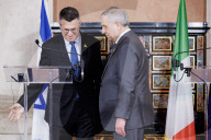 Villa Madama - Antonio Tajani incontra il ministro degli Esteri israeliano Gideon Sa&#x2019;ar
Villa Madama - Antonio Tajani incontra il ministro degli Esteri israeliano Gideon Sa&#x2019;ar