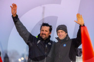 Yoann Richomme, skipper de l'Imoca Paprec-Arkea est arrivé 2ème du Vendée Globe 2024-2025 en 65j 18h 10min et 02 sec aux Sables d'Olonne