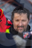 Yoann Richomme, skipper de l'Imoca Paprec-Arkea est arrivé 2ème du Vendée Globe 2024-2025 en 65j 18h 10min et 02 sec aux Sables d'Olonne