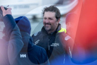 Yoann Richomme, skipper de l'Imoca Paprec-Arkea est arrivé 2ème du Vendée Globe 2024-2025 en 65j 18h 10min et 02 sec aux Sables d'Olonne