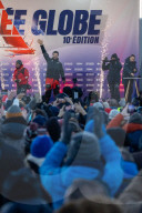 Yoann Richomme, skipper de l'Imoca Paprec-Arkea est arrivé 2ème du Vendée Globe 2024-2025 en 65j 18h 10min et 02 sec aux Sables d'Olonne