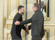 Volodymyr Zelenskyy meets with Boris Pistorius