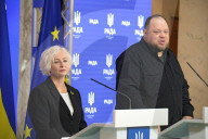 Joint briefing of parliamentary speakers of Ukraine and Latvia