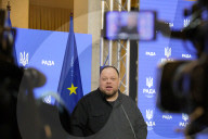Joint briefing of parliamentary speakers of Ukraine and Latvia