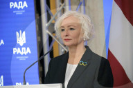 Joint briefing of parliamentary speakers of Ukraine and Latvia