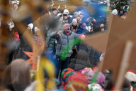Festival of Ukrainian winter folklore held in downtown Lviv