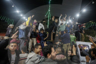 Gazans celebrate ceasefire agreement with Israel