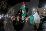 Gazans celebrate ceasefire agreement with Israel