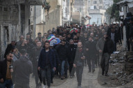 Funerals of Palestinians killed in West Bank