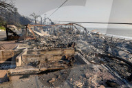 NEWS - Zerstörungen entlang des berühmten Pacific Coast Highway in Malibu, Kalifornien