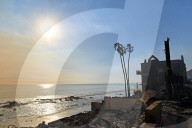 NEWS - Zerstörungen entlang des berühmten Pacific Coast Highway in Malibu, Kalifornien