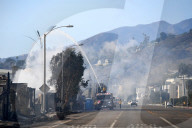 NEWS - Zerstörungen entlang des berühmten Pacific Coast Highway in Malibu, Kalifornien
