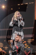 Madonna, Maluma at the 2019 Billboard Music Awards held at MGM Grand Garden Arena on May 1, 2019 in Las Vegas, Nevada. Photo Credit: DCP / PictureLux - All Rights Reserved
