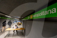 Milano - Dormitorio Mezzanino Metropolitana