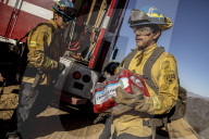 Firefighters battle Los Angeles area wildfires