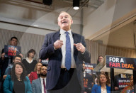 Sir Ed Davey MP Leader of the Liberal Democrats Party speech, London, UK.