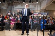 Sir Ed Davey MP Leader of the Liberal Democrats Party speech, London, UK.