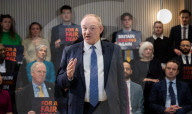 Sir Ed Davey MP Leader of the Liberal Democrats Party speech, London, UK.