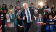 Sir Ed Davey MP Leader of the Liberal Democrats Party speech, London, UK.