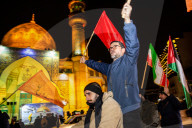 Iranians celebrate Gaza ceasefire