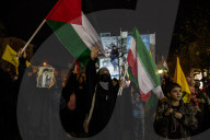 Iranians celebrate Gaza ceasefire