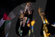 Iranians celebrate Gaza ceasefire