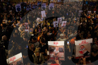 Tel Aviv rally for the Gaza kidnapped