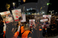 Tel Aviv rally for the Gaza kidnapped