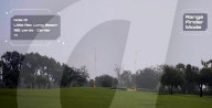 AI-powered  augmented reality golf coach