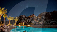 Luxury desert resort ready for guests