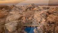 Luxury desert resort ready for guests